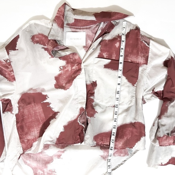 Crem38 RARE Moresca Printed Cotton Silk Blend‎ Shirt - Size Medium - Picture 5 of 11